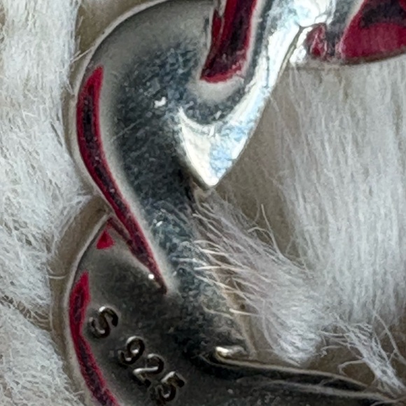 Australian Crystal Necklace 925 Sterling Silver 18” Chain - Picture 6 of 6